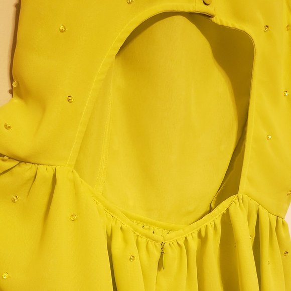 ASOS Lime Green Skater Skirt: US 6 - Picture 12 of 14